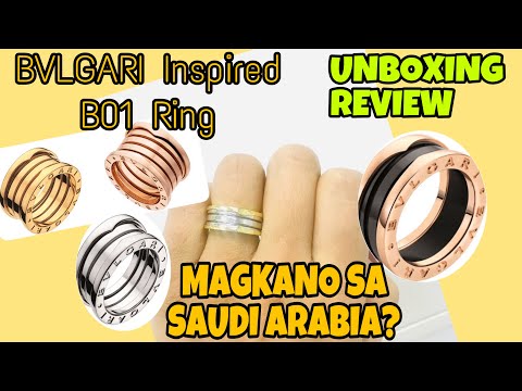 BVLGARI BZERO1 INSPIRED DESIGN RING REVIEW | TOTOONG PRICE DITO SA SAUDI ARABIA | MUST KNOW THIS!