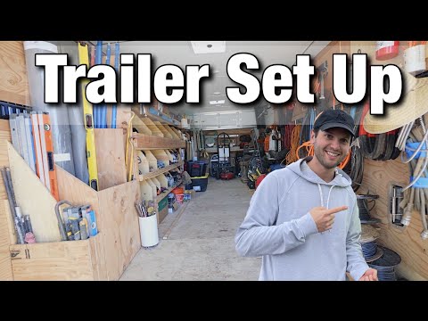 My New 2021 Landscaping Trailer Setup (8.5x20 Enclosed)