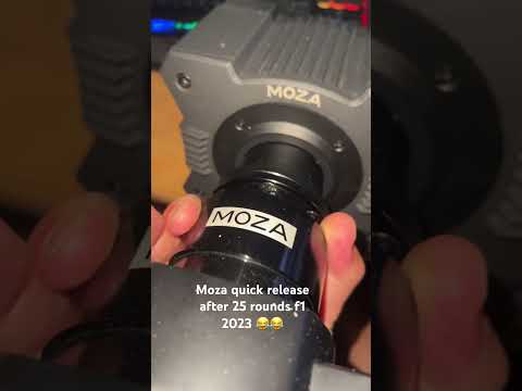 Moza quick release after 25 rounds f1 2023😂