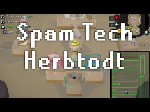 OSRS New Meta Spam Tech Herbtodt - Mastering Mixology Migliori punti/ora - 100k+ Herb Xp/ora - Ir...
