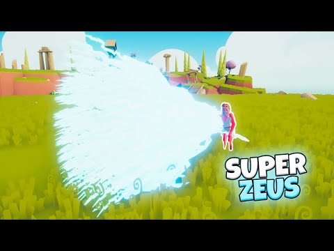 SUPER ZEUS VS EVERY FACTION | TABS MODDED GAMEPLAY