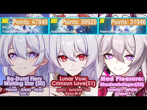 Honkai Impact 3rd: Ex-Memorial Arena Ver 8.1 W4 | SA, Heimdall, HoV | FWS(S0), LV(S1), MPS(S2)