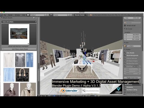 WebXR Asset Manager - Blender Plugin (Alpha Demo V.0.1.3)