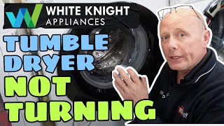 White Knight tumble dryer not turning: how to replace the capacitor