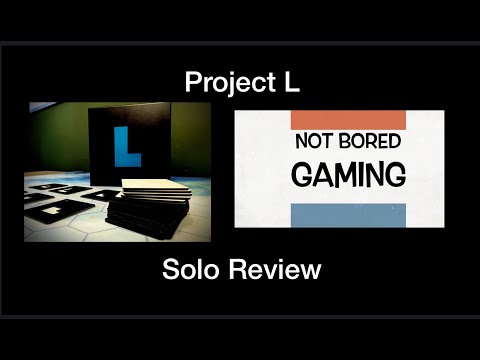 Project L - Solo Review - Not Bored Gaming Bitesize