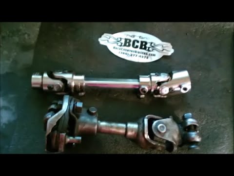 RAGS TO DUAL U JOINT STEERING SHAFT!