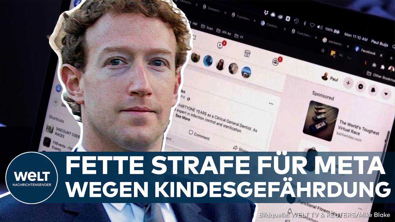 META: Derbe Klatsche für Zuckerberg! Gericht verhängt 567 Millionen Dollar Strafe gegen Tech-Konzern