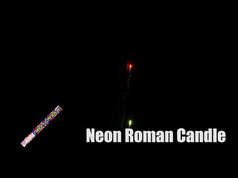Neon Roman Candle by Winco Fireworks 12/1 RCJP-514