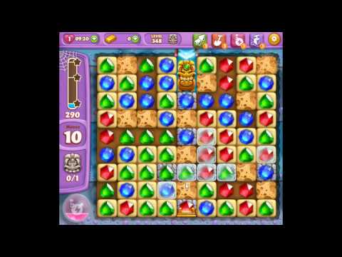 Diamond Digger Saga level 348 no boosters 😈