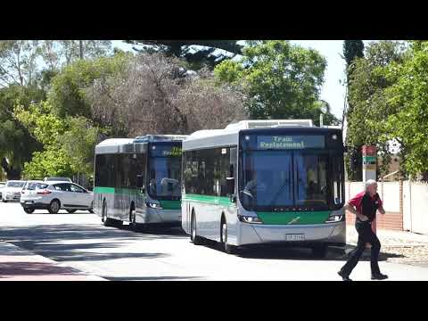 Transperth Volvo B7RLE (Volgren Optimus) TP2719 & TP2731 Departs Stop 14401