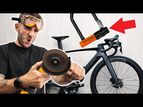Stealing My Own Bike - 7 Bike Locks Vs Angle Grinder