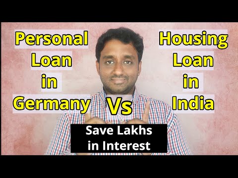 Personal Loan in Germany vs Home Loan in India | Save in Interests  :) #Personalloan