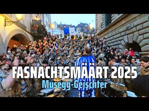 Guggenmusik Musegg-Geischter Lozärn | Fasnacht Luzern | Fasnachtsmäärt 2025