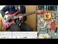 Spy X Family OP [Full Song] Official髭男dism - Mixed Nuts Guitar Cover and tutorial [TABS on screen]