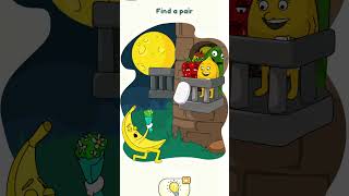 DOP 2 🧩 Delete One Part | Stage 1888-Find a pair 🍌🍓🍋🌙#shorts #gaming #puzzle #dop2 #mobilegame