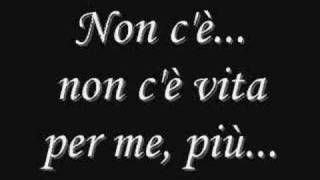 Video thumbnail of "Laura Pausini - Non C'è [Lyric and Song]"