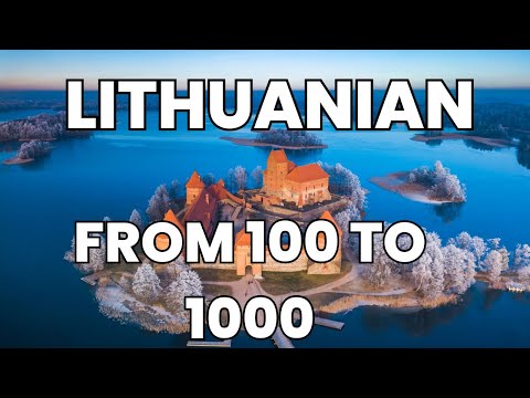 Lithuanian count from 100 to 1000 #numbers #how #lithuania #lithuanianlanguage