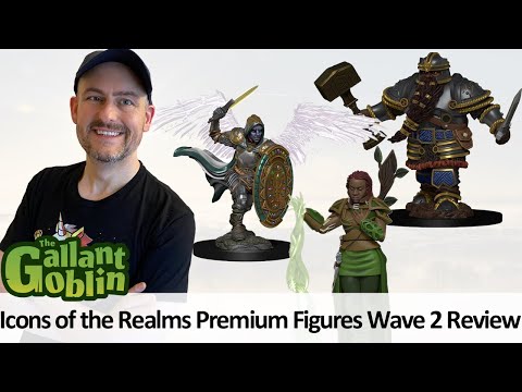 Icons of the Realms Premium Figures (Wave 2) Review - WizKids D&D Prepainted Minis