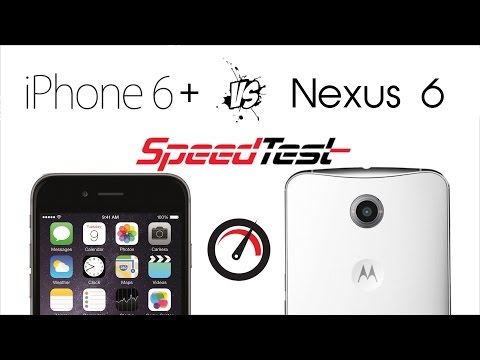 Nexus 6 vs iPhone 6 Plus - Speed Test (4K)