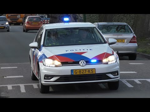 Prio 1 Nieuwe Politie Volkswagen Golf met spoed in Oss