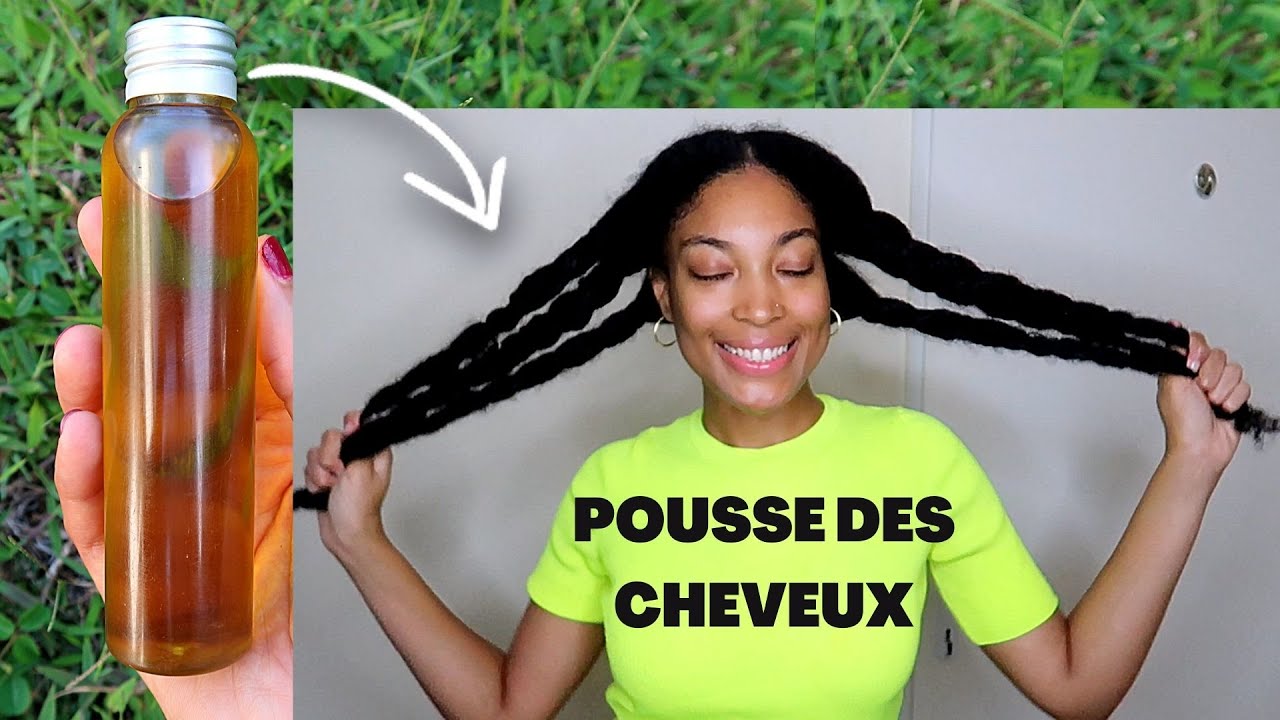 DIY OIL MIX POUR LA POUSSE DES CHEVEUX | Cheveux Crépus plus Longs et plus Forts !