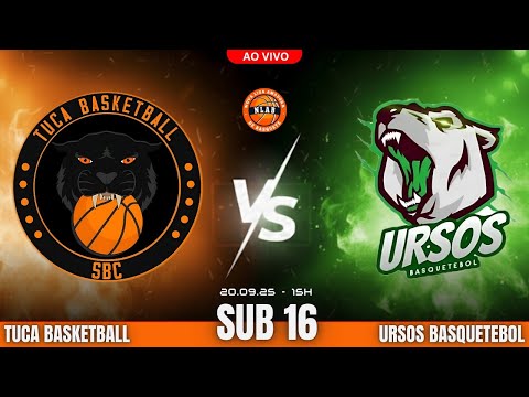 🏀 AO VIVO | Tuca SBC x Ursos | NLAB Sub-16 | 20/09/2025