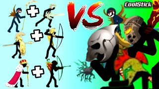 All Stick War Legacy Bosses Vs All Units Duo Battle | Stick War Legacy | CoolStick