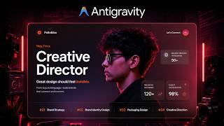 $7000 Portfolio Website With Free AI Tools In 10 Minutes || No Coding