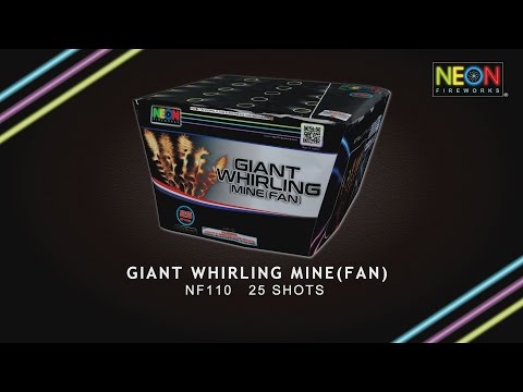 GIANT WHIRLING MINE(FAN)--NF110 by Neon Fireworks