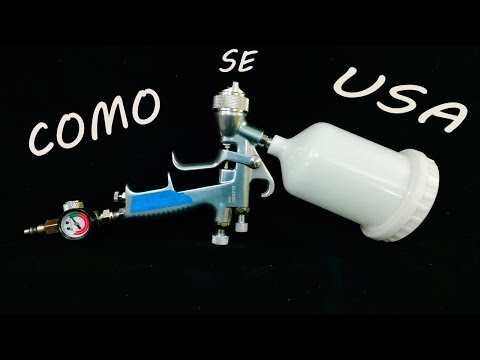 Cómo pintar con pistola de gravedad (Accesorios, Costos, Usos, Tips) 