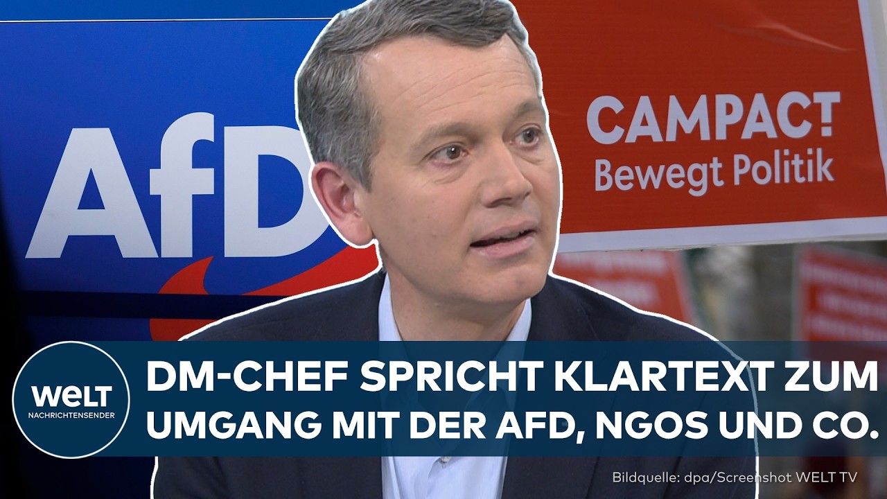 AFD, NGOS UND CO.: dm-Chef mit scharfer Kritik an politischen Debatten, die am Bürger vorbeigehen!