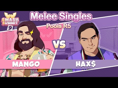 Mang0 vs Hax$ - Swiss Pools: Round 5 Melee Singles - Smash Summit 9 | Falco vs Fox