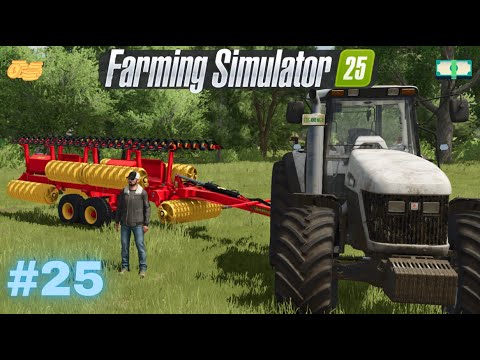 Rolling & fertilizing I mowing contracts I Farming Simulator 25 | Riverbend springs #25