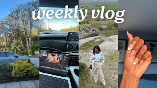 VLOG| mini prep for my birthday trip, getting my lashes and nails done + road trip to Cornwall.