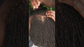 how sisterlocks increases  your hair volume  just aft #trending #art #sisterlocks #transformation #