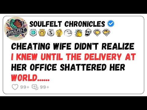 Cheating Wife Didn't Realize I Knew Until The Delivery At Her Office Shattered Her World......