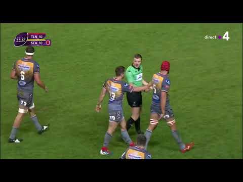 Referee Tom Foley "I'll keep going" [Toulon vs Scarlets '19]