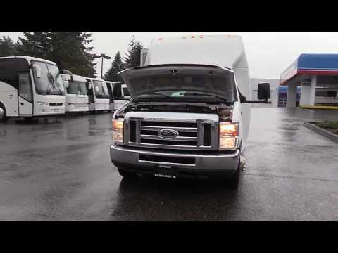 2012 Ford Federal S27 24 Passenger + Rear Luggage Shuttle Bus - S96221