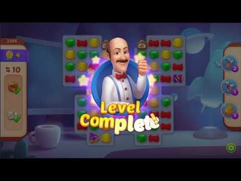 Homescapes Level 3386-3387 | Gameplay Walkthrough 🏠