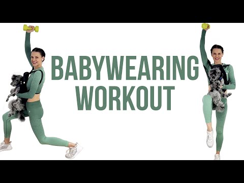 Babywearing Postpartum Workout Puppy Wearing Exercise With Baby Carrier