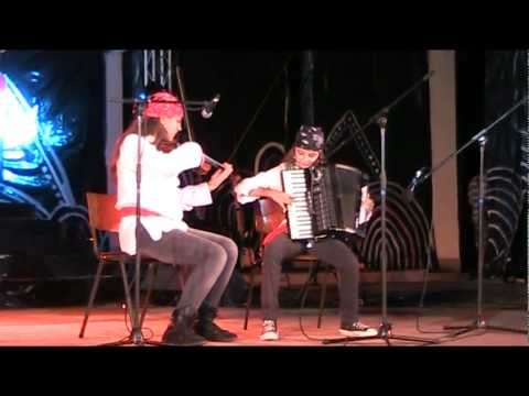 Sara Ilić - accordeon & Anja Milošević- violin   XVII Balkan Youth Festival 2012.