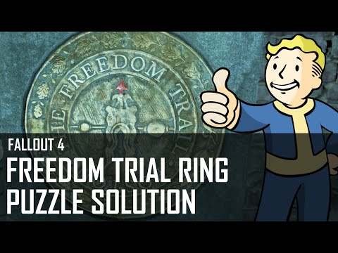 Fallout 4 - Road to Freedom quest walkthrough and Freedom Trial Ring puzzle solution