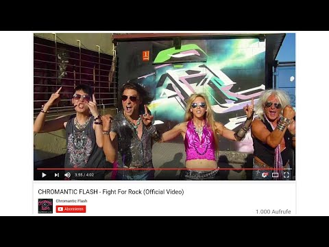 CHROMANTIC FLASH - Fight For Rock (Official Video 2016) - BASSIST WANTED!