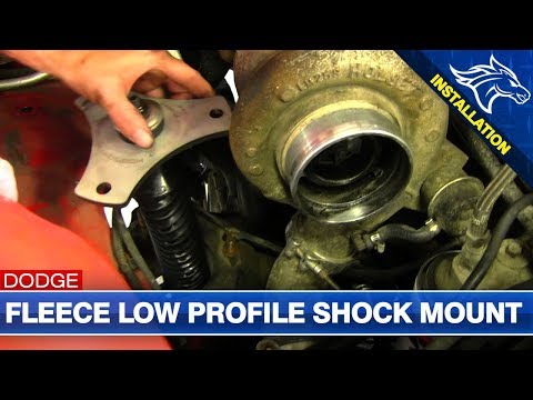 Low Profile Shock Mount by Fleece Performance Install: 2002 Dodge Cummins | Great 4 Twin Turbos!!!