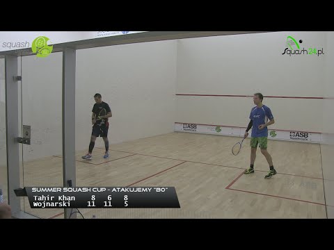 Półfinał Summer Squash Cup: Tahir Khan - Wojnarski