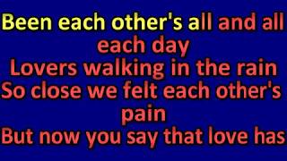 Karaoke Syreeta Wright  &#39;Cause We&#39;ve Ended As Lovers Karaoke