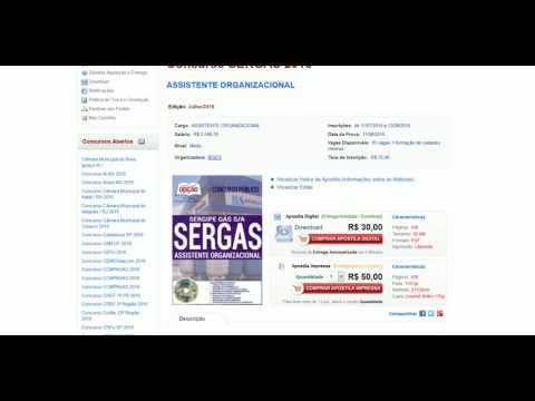 Concurso Sergipe Gás SERGAS