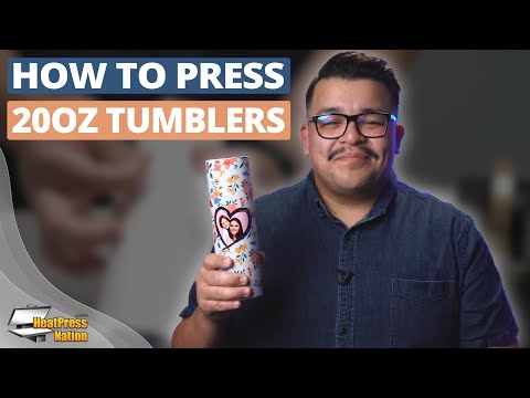 How To Press 20 Oz. Sublimation Skinny Tumblers