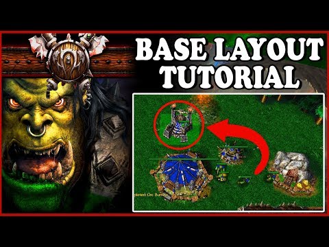 Grubby | Warcraft 3 TFT | 1.30 | ORC Base Layout TUTORIAL