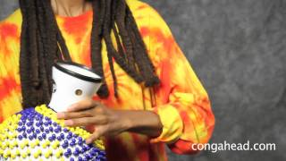 Video thumbnail for Kevin Nathaniel plays LP Jim Greiner Shekere (LP484) by congahead